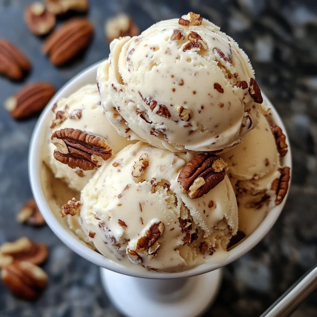 Homemade Butter Pecan Ice Cream Homemade Butter Pecan Ice Cream