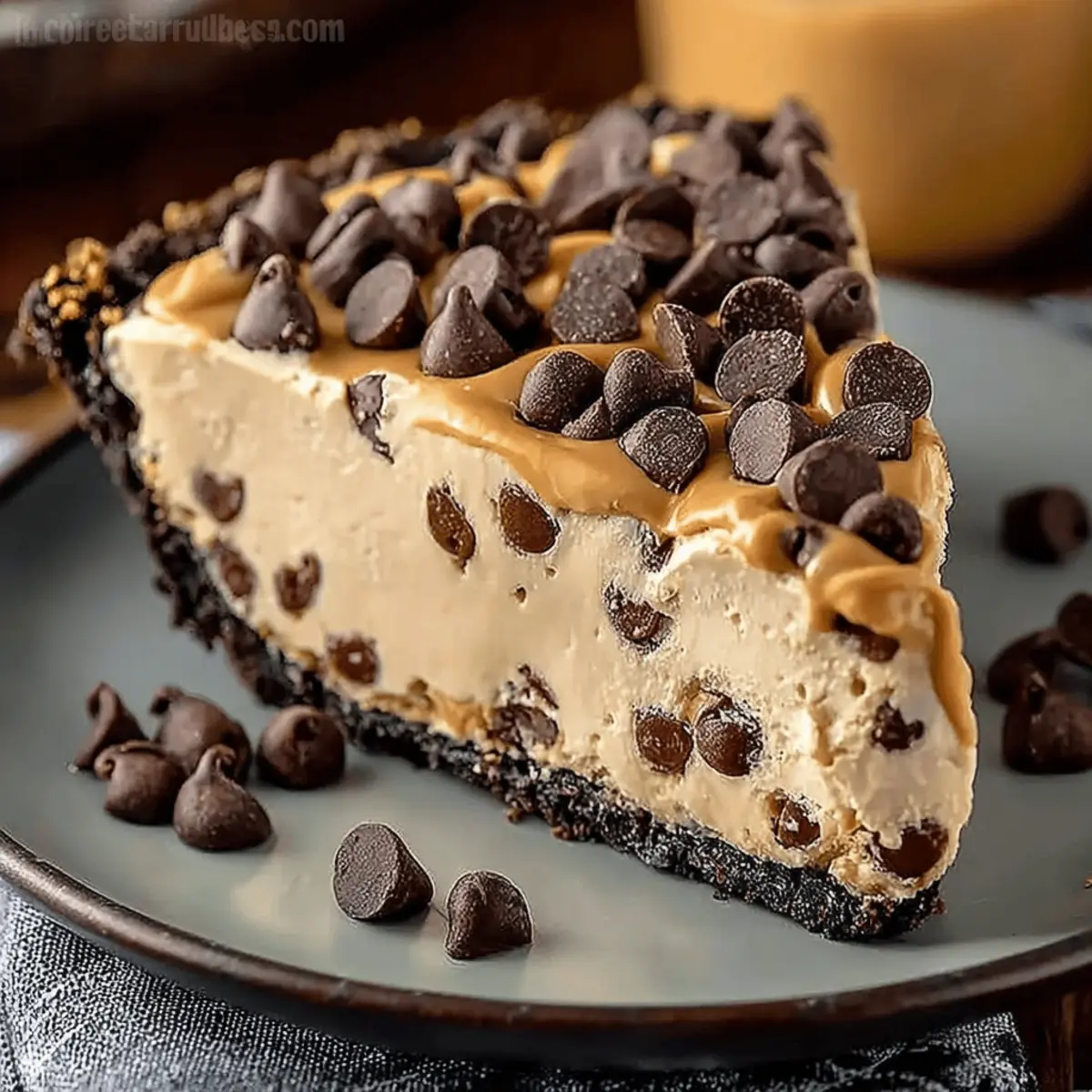 Chocolate Chip Peanut Butter Pie