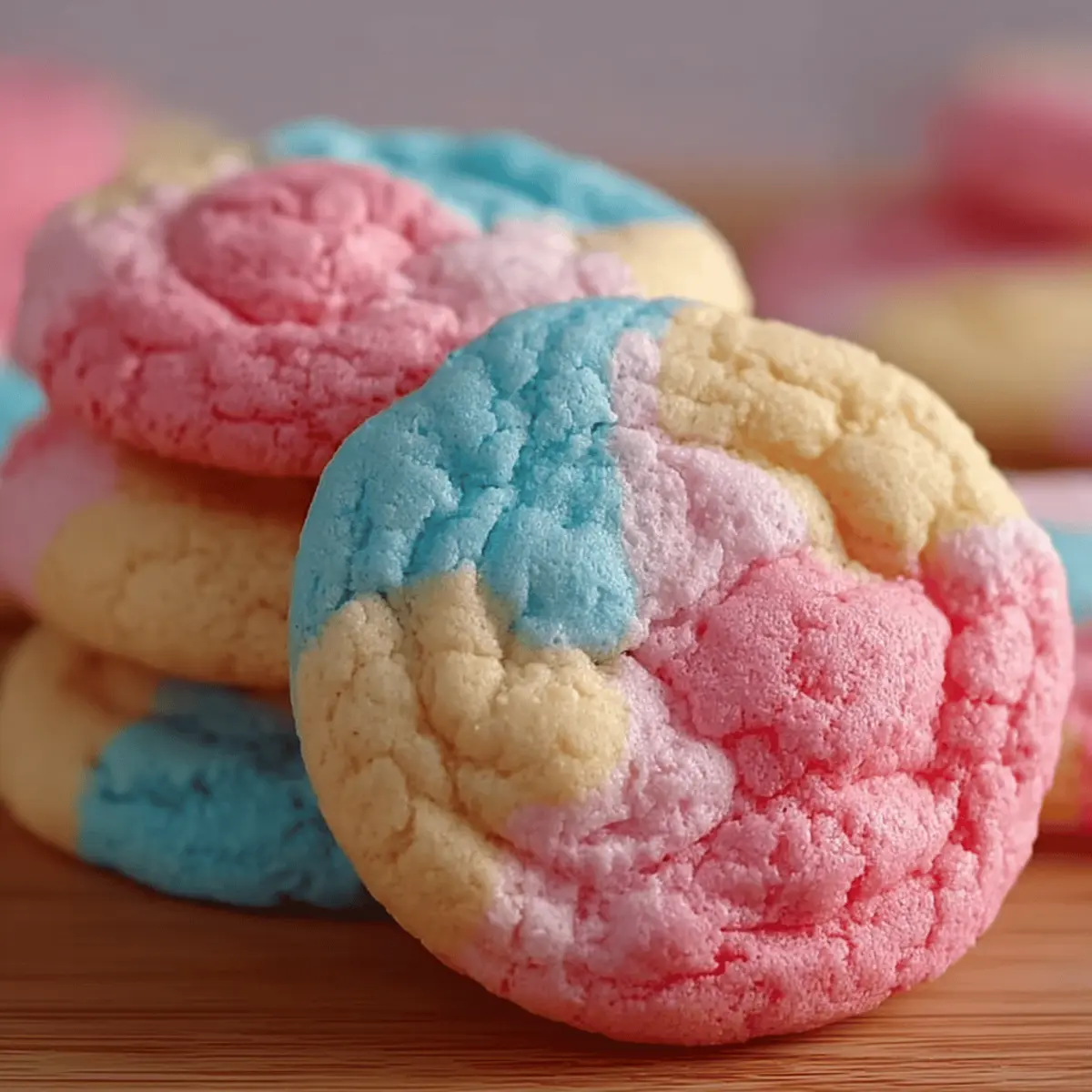 Cotton Candy Cookies