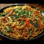 Garlic Chicken Lo Mein