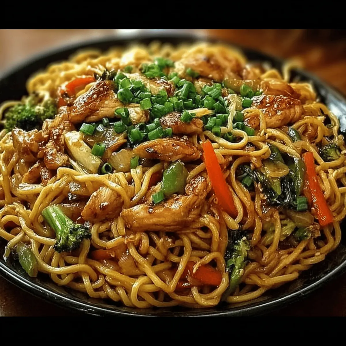 Garlic Chicken Lo Mein