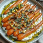 Roasted Carrots with Whipped Ricotta and Hot Honey