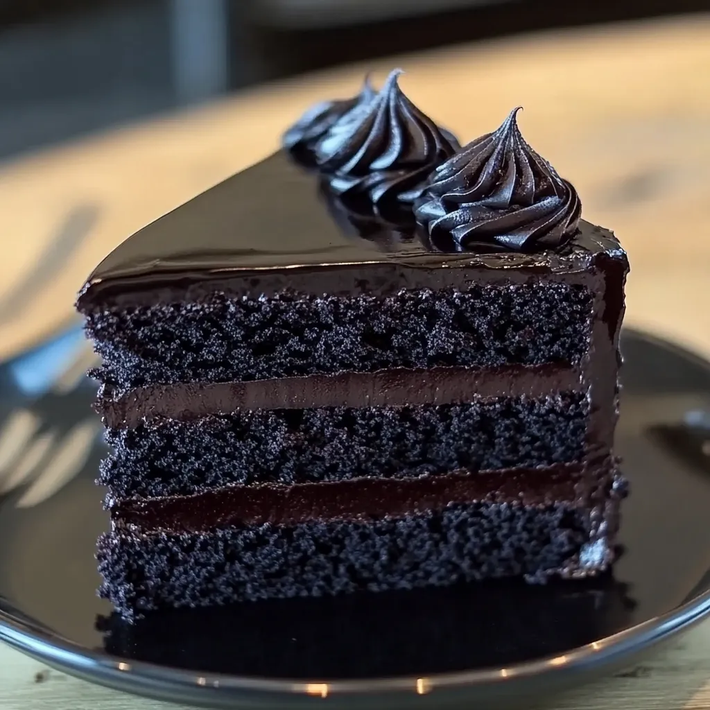 dark chocolate cake