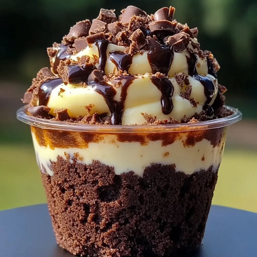 Loaded Brownie Cheesecake Cup Recipe