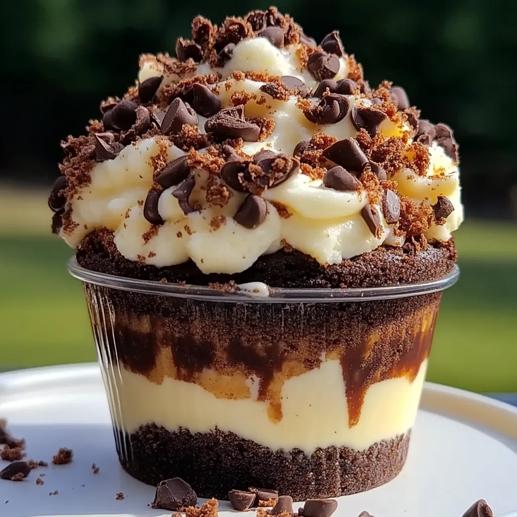 Loaded Brownie Cheesecake Cup Recipe