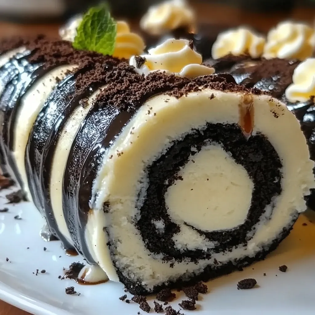 Chocolate Oreo roll