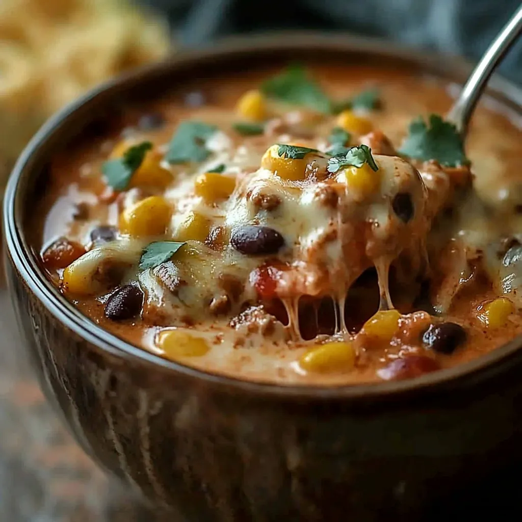 Cheesy Enchilada Chili