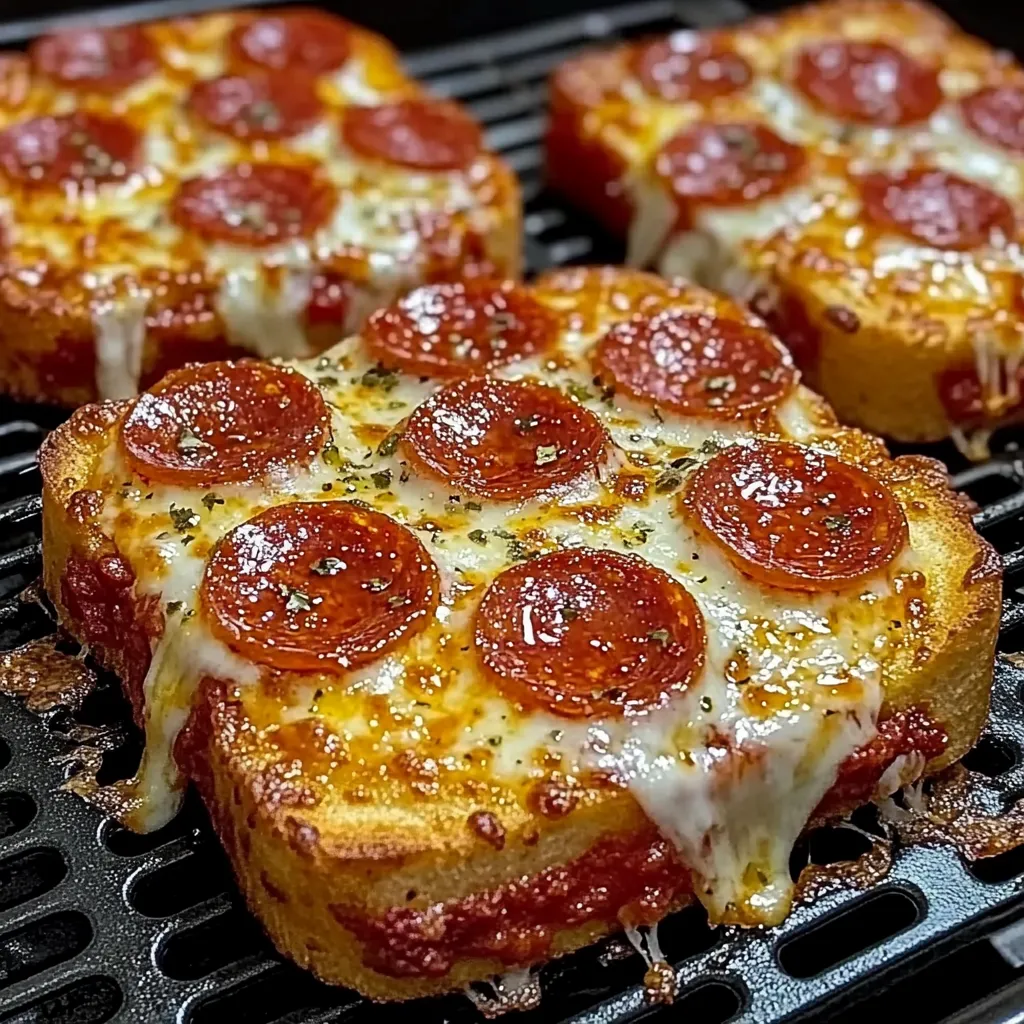Garlic bread pizza