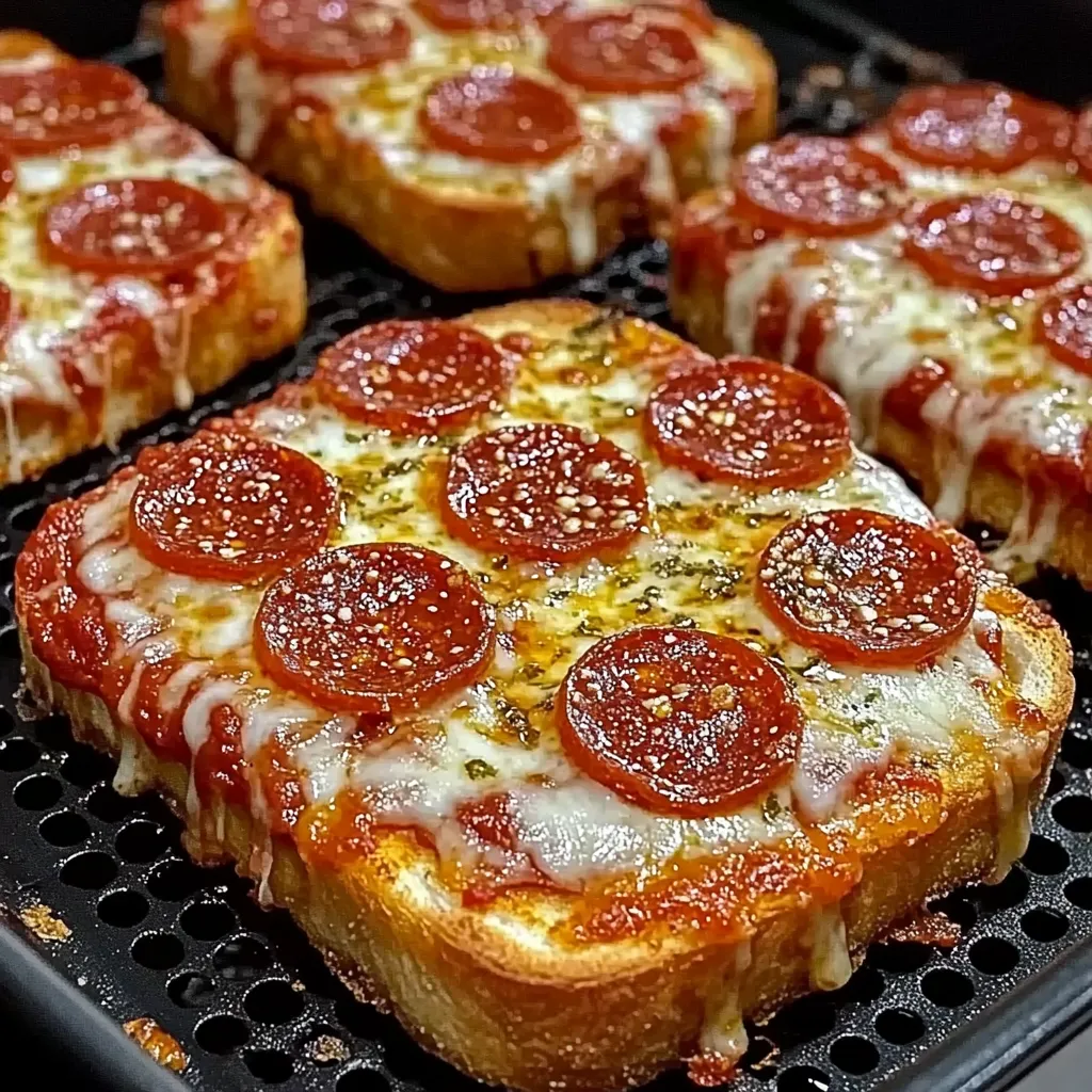 Texas toast mini pizzas