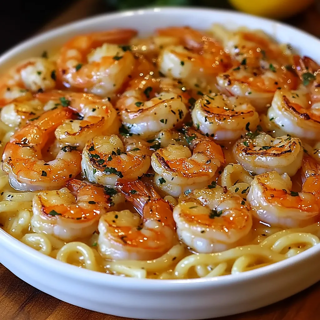 Shrimp with lemon and herbs