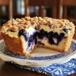 Sherry’s Blueberry Cream Cheese Crumb Cake