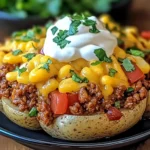 Taco Loaded Baked Potatoes