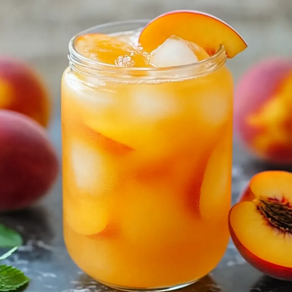 peach lemon drink