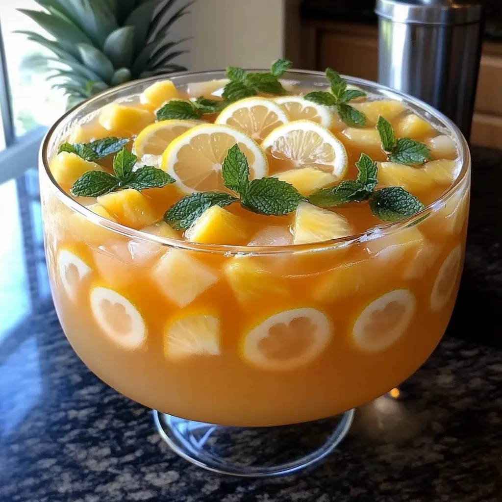 Pineapple Lemonade Punch