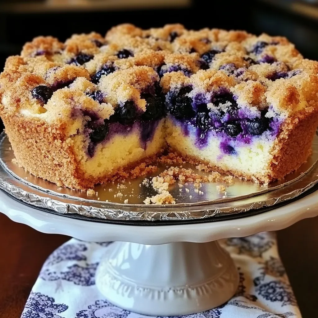 blueberry crumb cake