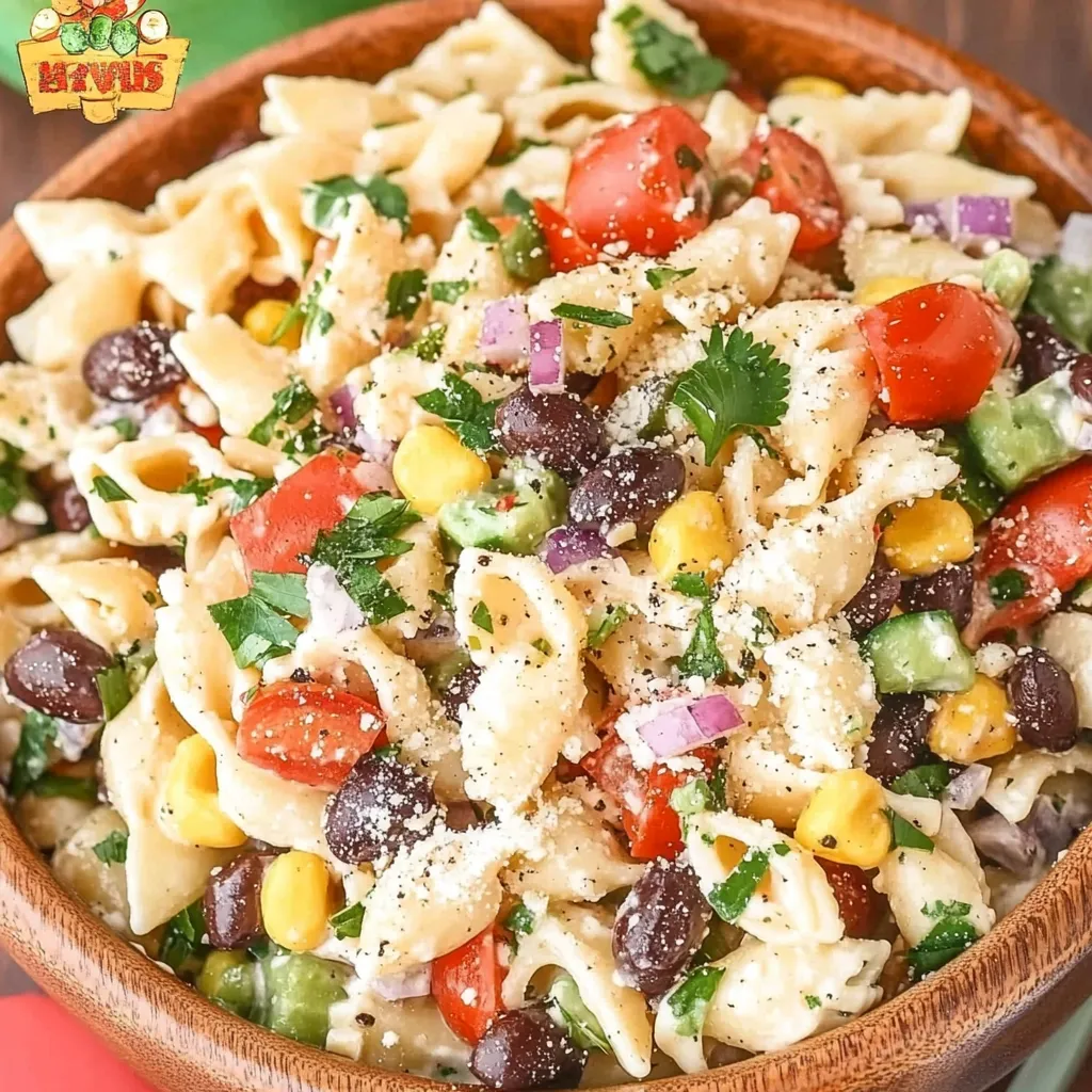 Tex-Mex pasta salad
