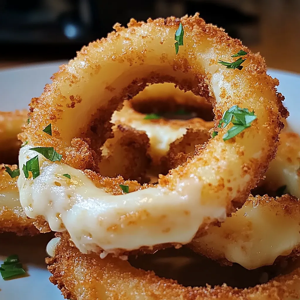 Mozzarella stuffed rings