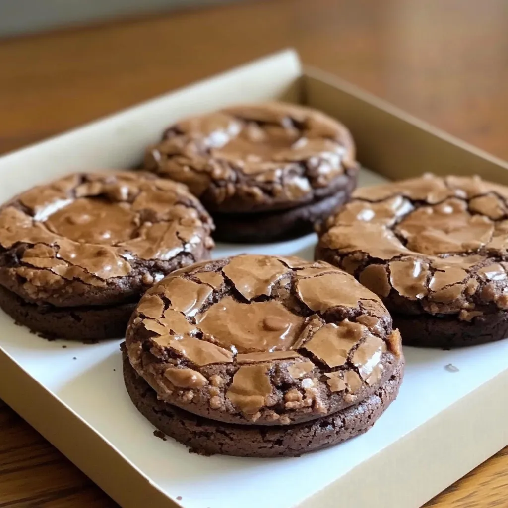 Cookies Made from Brownie Mix