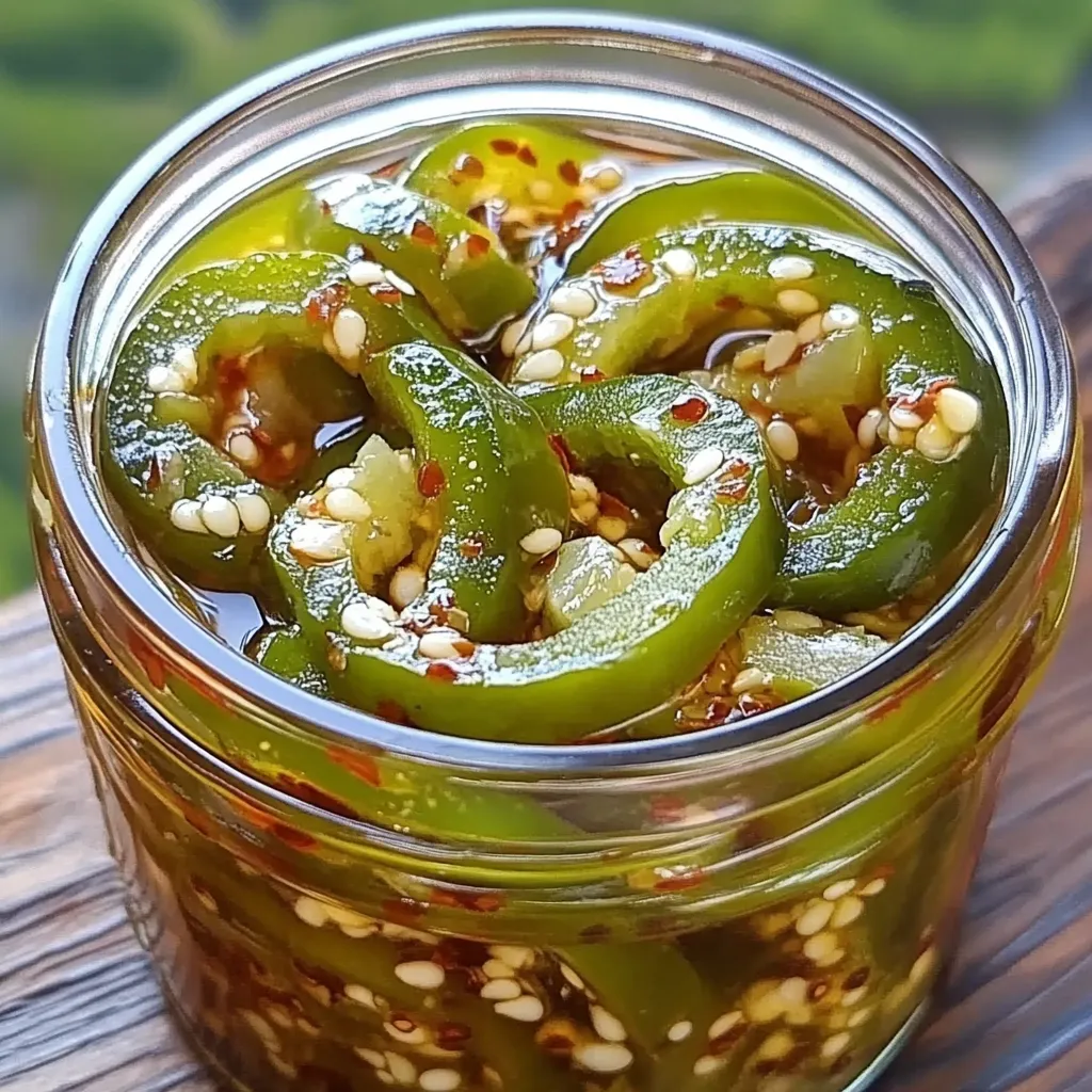 Homemade jalapeño pickles