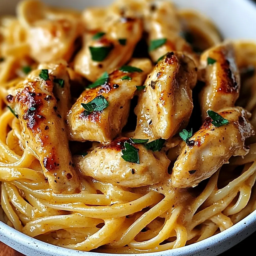 Spicy Chicken Linguine