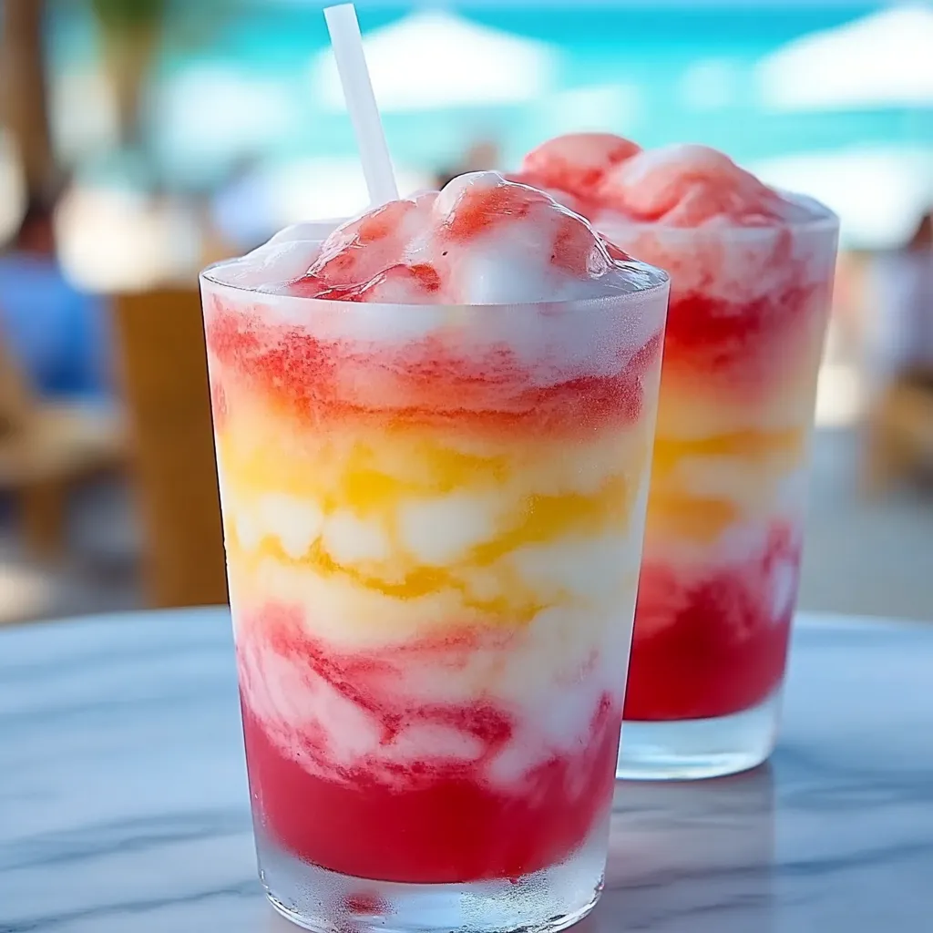 Non-alcoholic Miami Vice