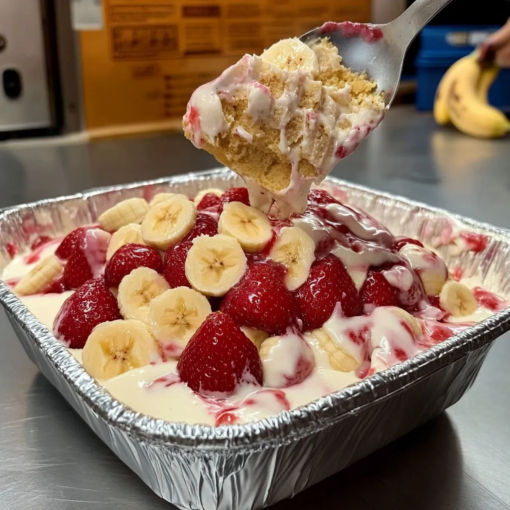 No-bake fruit pudding