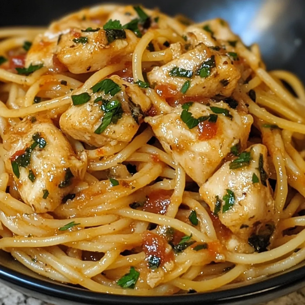 Monterey Chicken Spaghetti