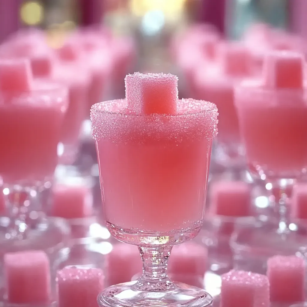 Pink Starburst Shot