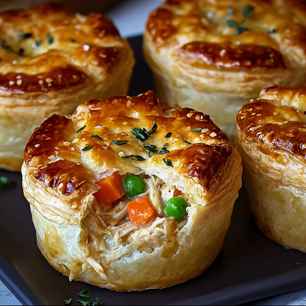 Individual chicken pot pies