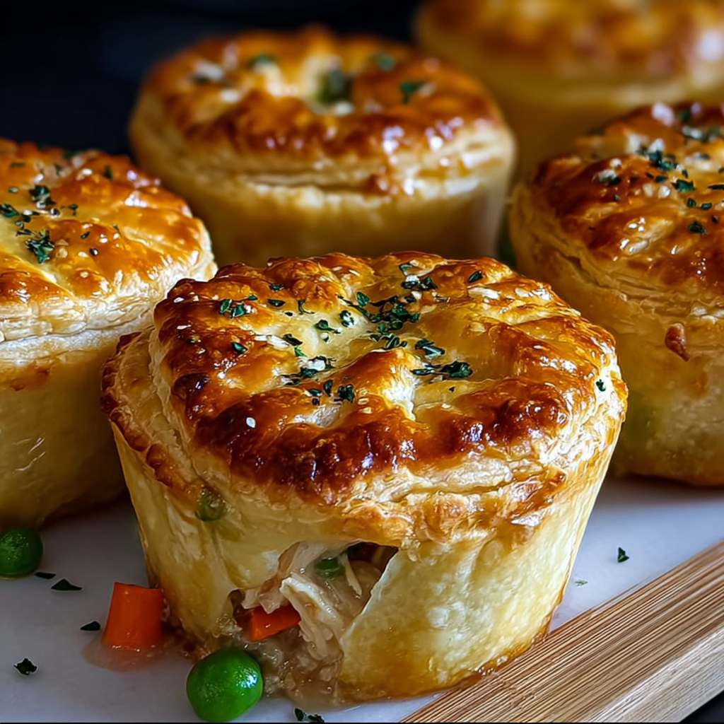 Easy Mini Chicken Pot Pies