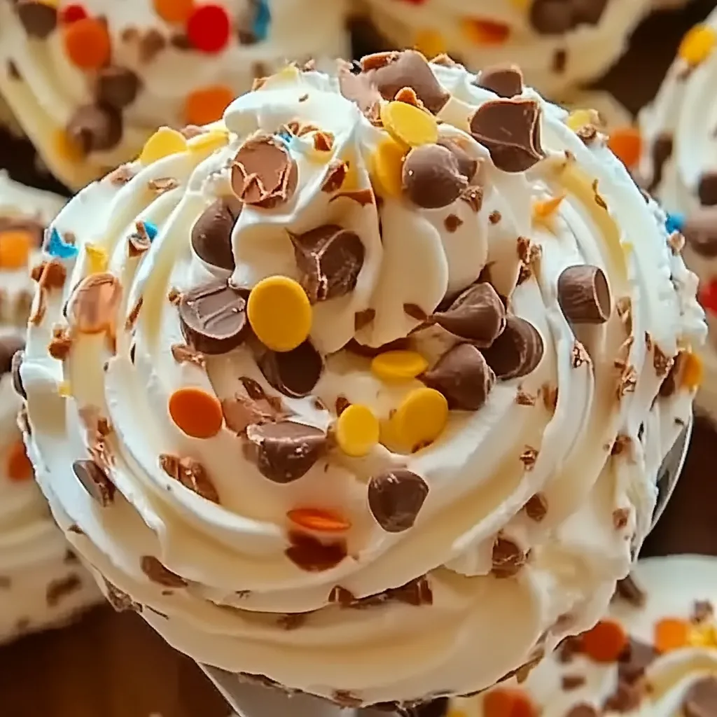 Reese's Swirl Cool Whip and Pudding Frosting
