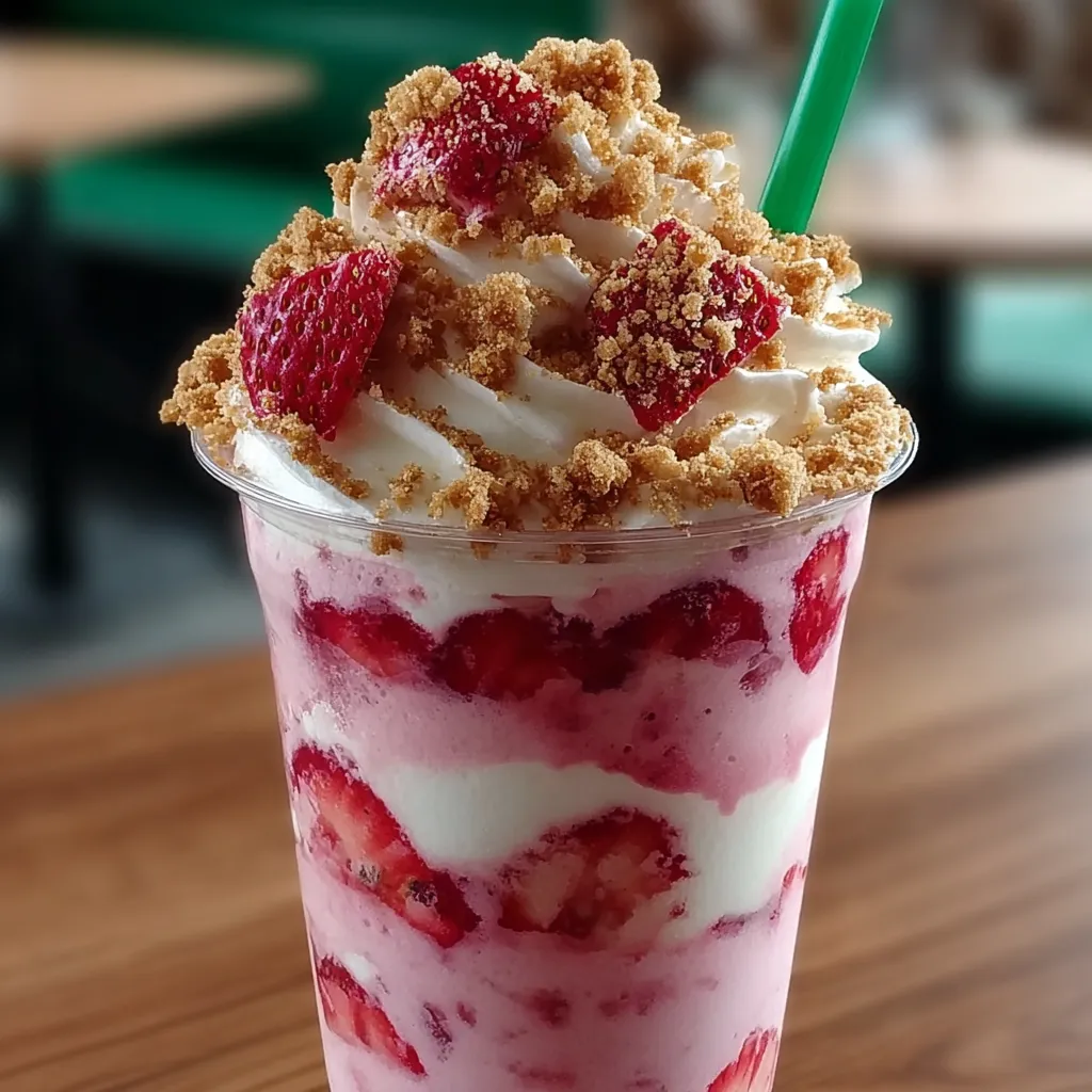 Strawberry Shortcake Frappuccino