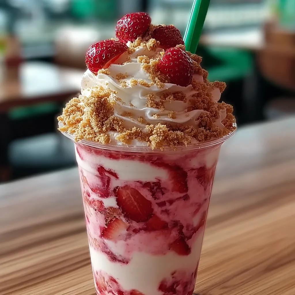 Strawberry Shortcake Frappuccino