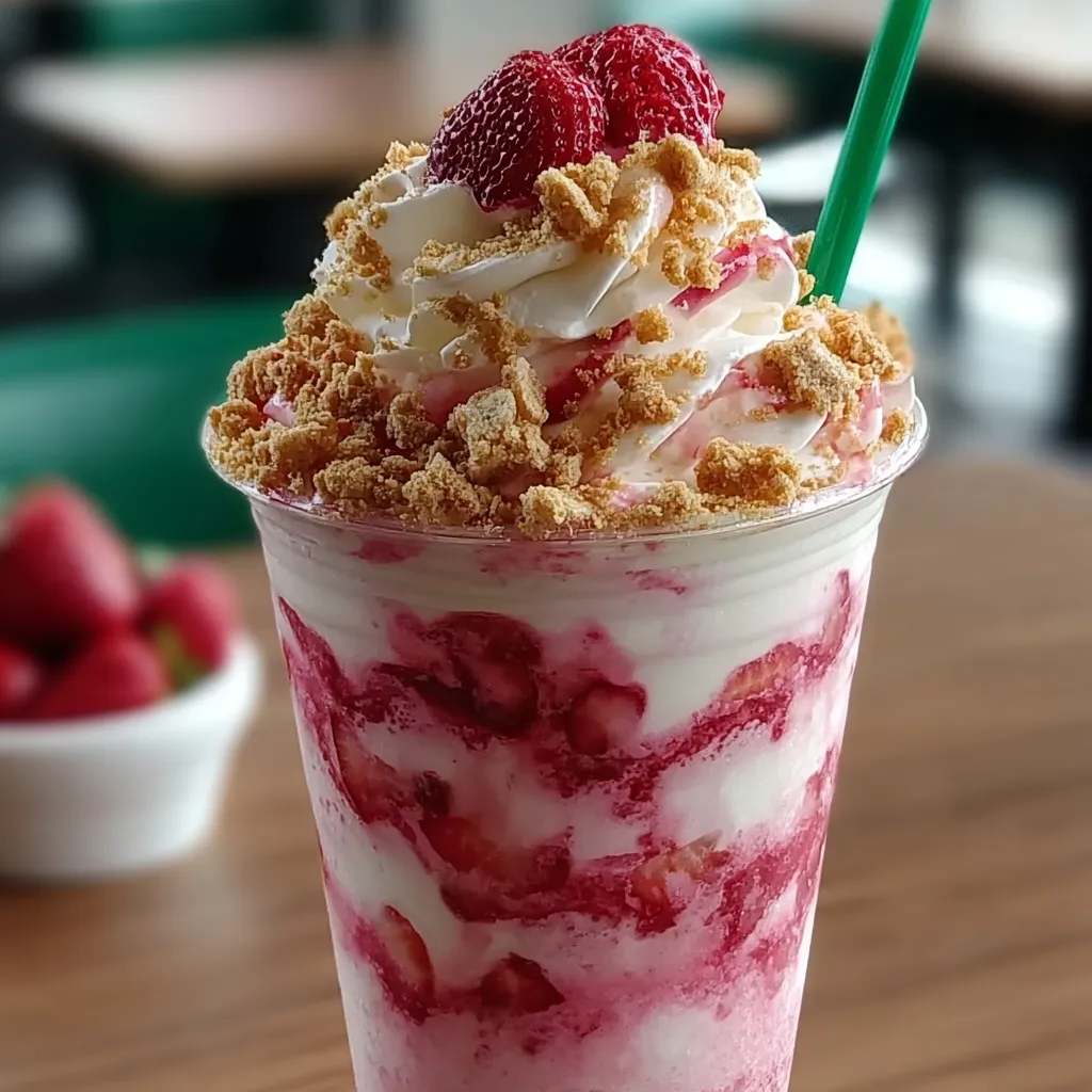 Strawberry Shortcake Frappuccino