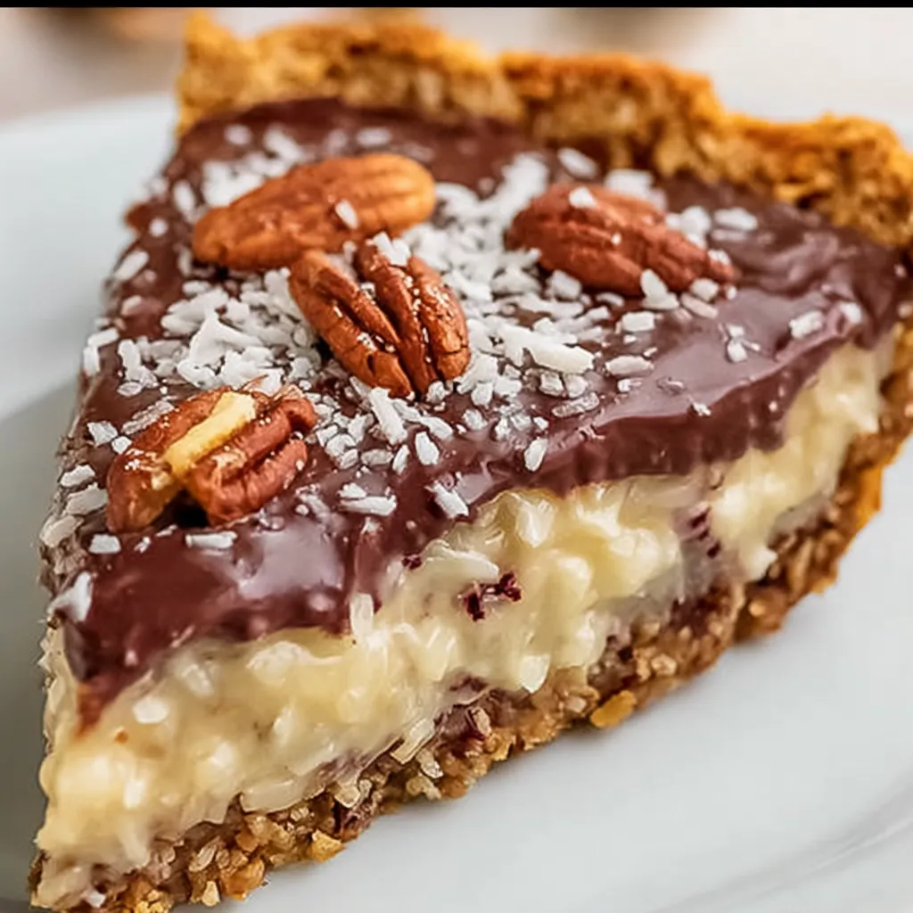 No-Bake German Chocolate Pie