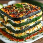 Layered Zucchini Ricotta Melts