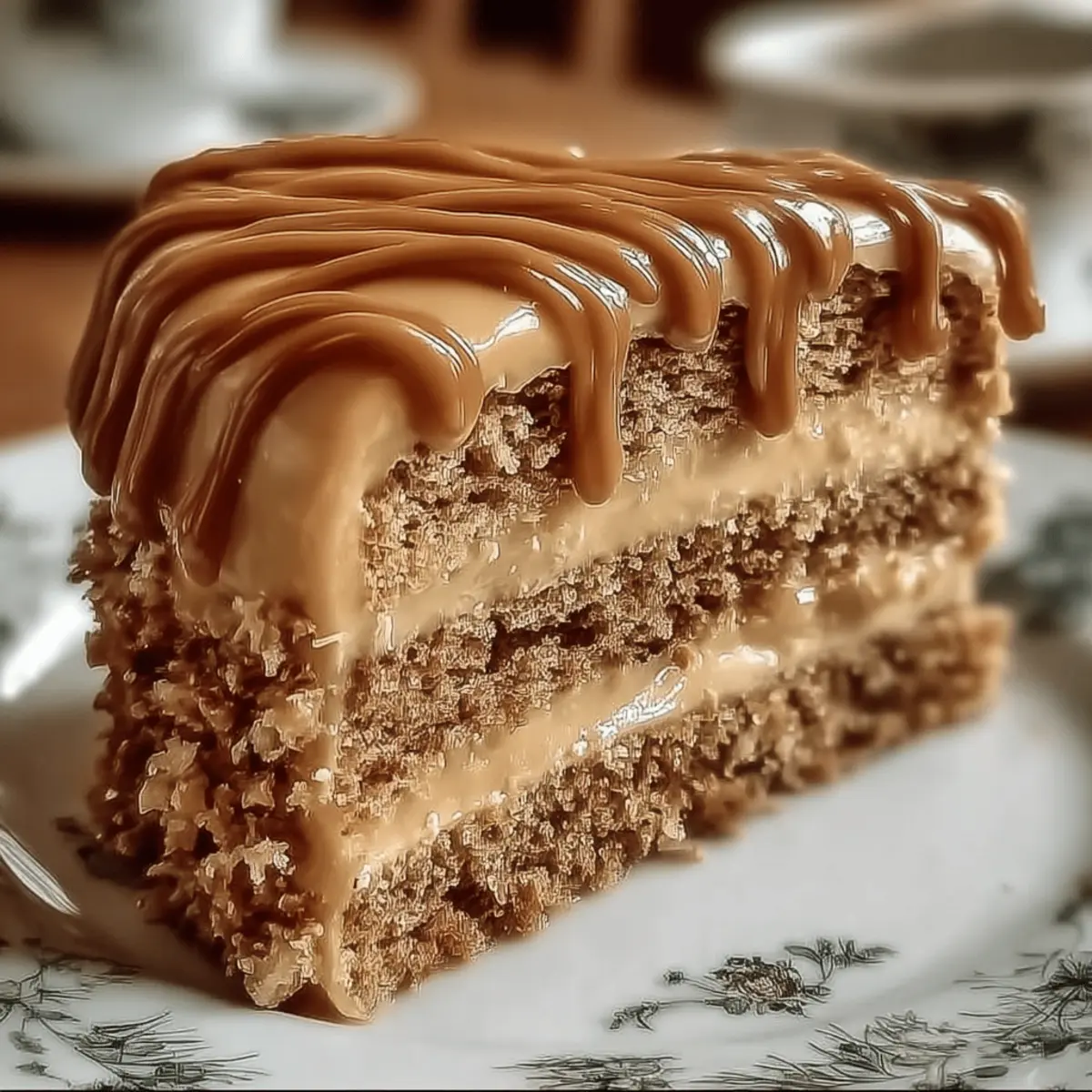 Butterscotch Cake with Caramel Frosting