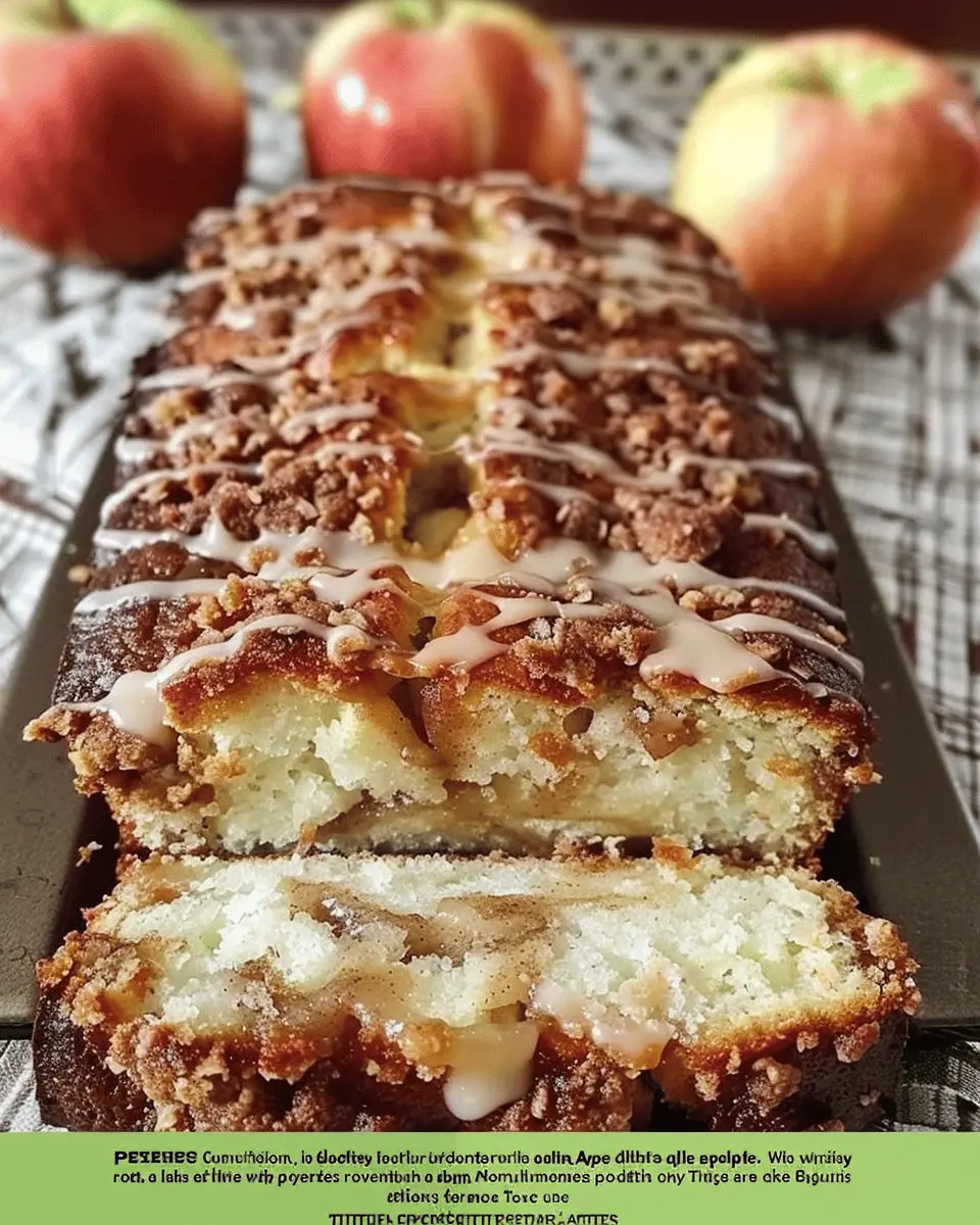 Apple Cinnamon Streusel Loaf