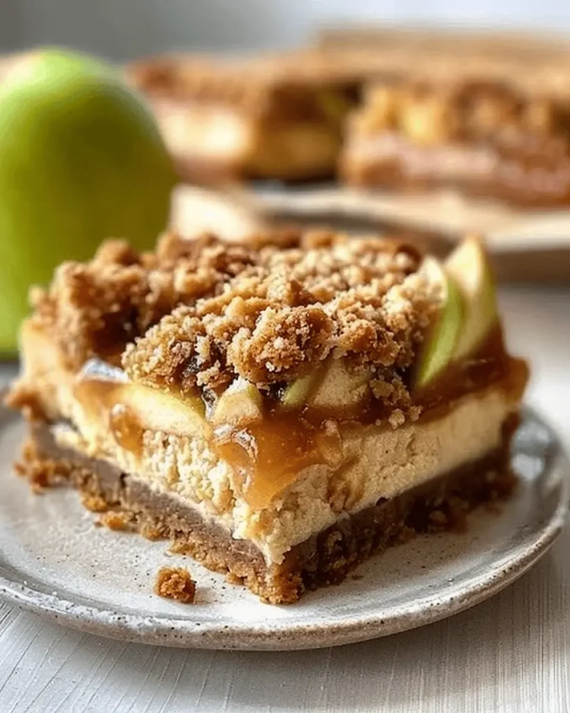 Apple Crumble Cheesecake