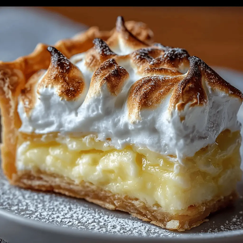 Baby Lemon Meringue Impossible Pie