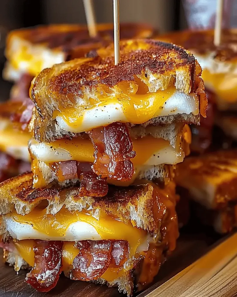 Bacon-Wrapped Grilled Cheese Fingers