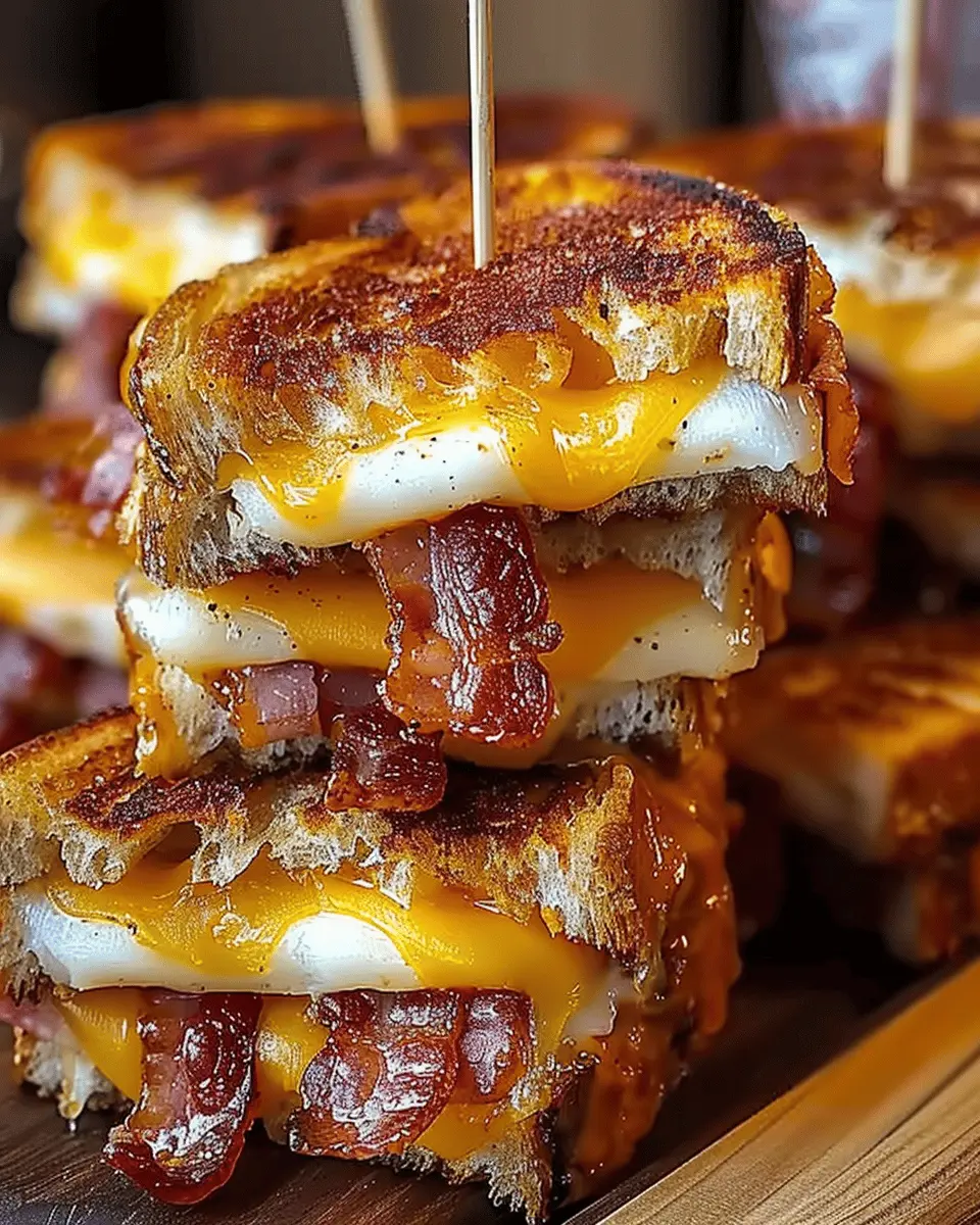 Bacon-Wrapped Grilled Cheese Fingers