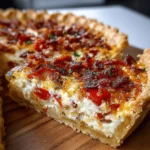 Bacon Onion Tomato Pie