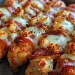 Bacon Wrapped Cheesy Garlic
