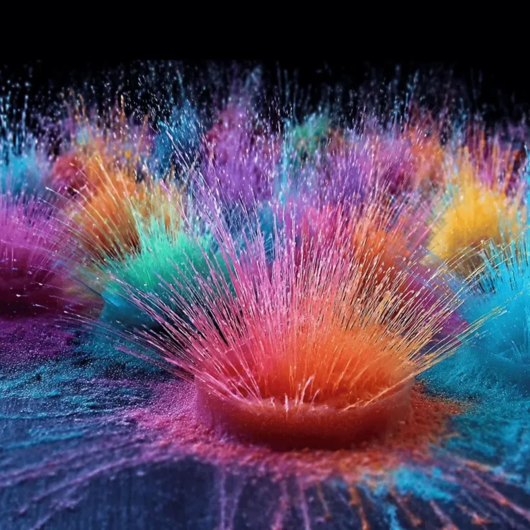 Baking Soda and Vinegar Fireworks