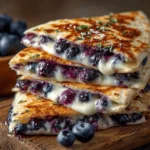 Blueberry Breakfast Quesadilla