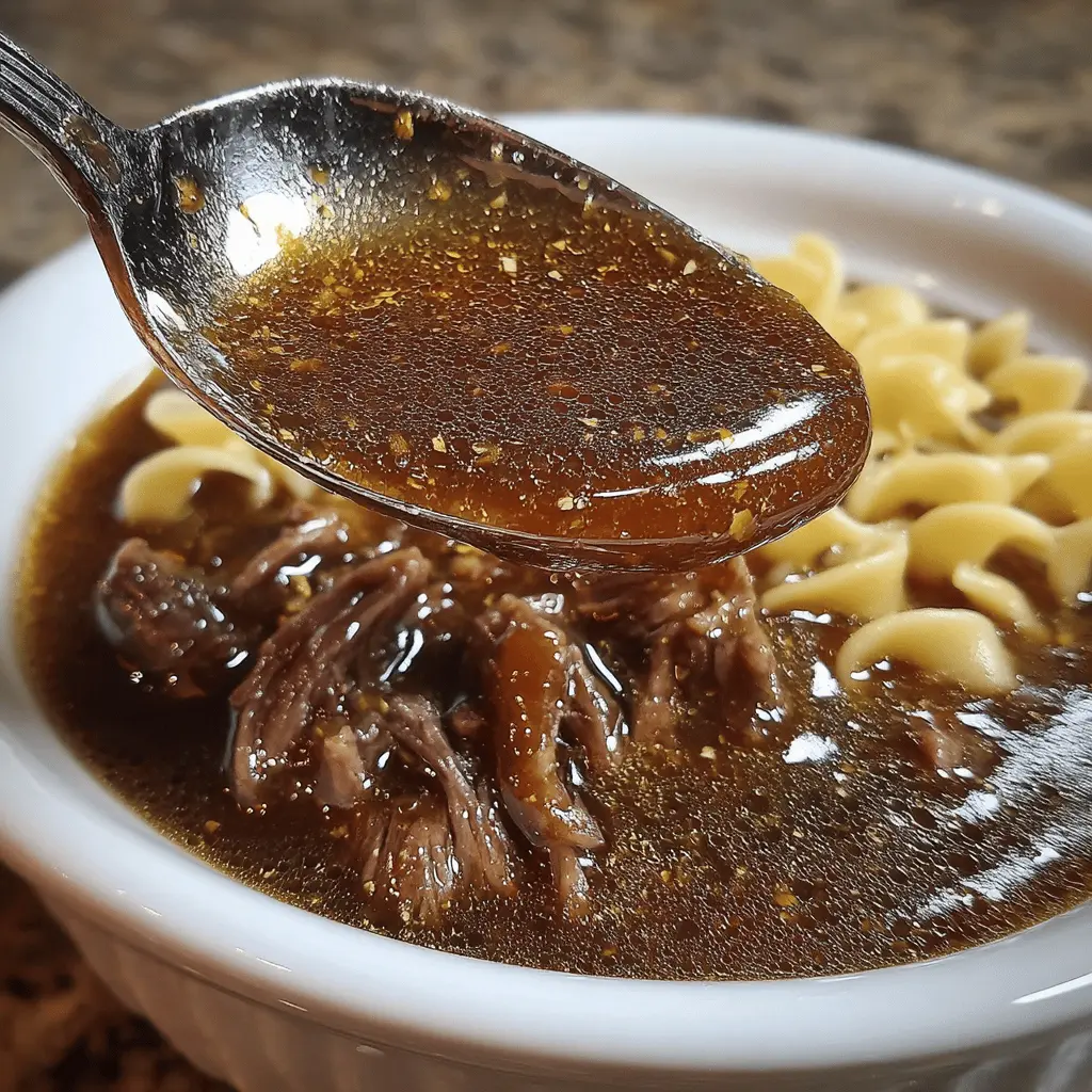 Brown gravy mix packet