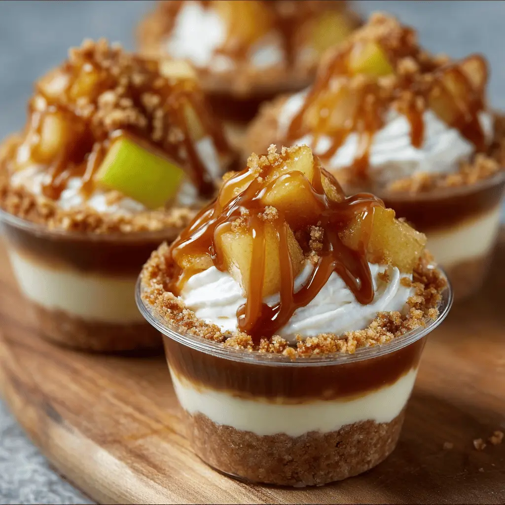 Caramel Apple Dessert Cups