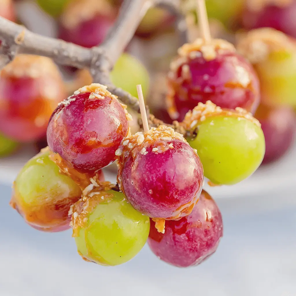 Caramel Apple Grapes