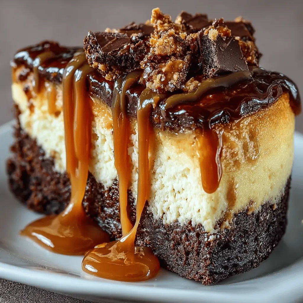 Caramel Brownie Cheesecake